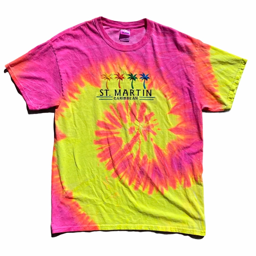 St. Martin Caribbean Tie Dye T-Shirt